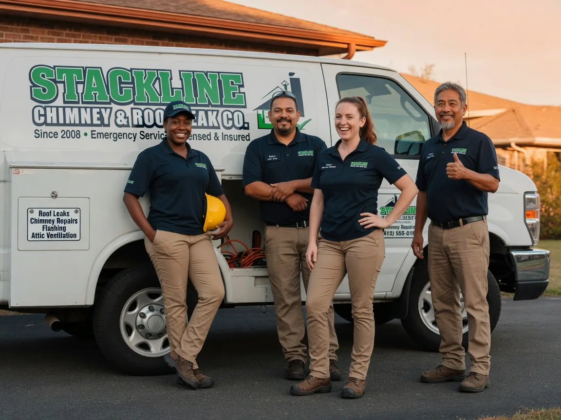 Chimney flashing repair company in Prairieville, LA